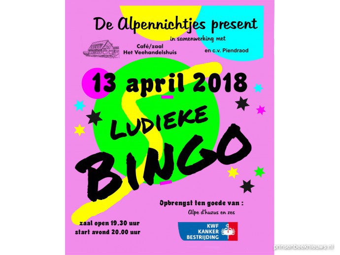 Ludieke bingo Alpennichtjes