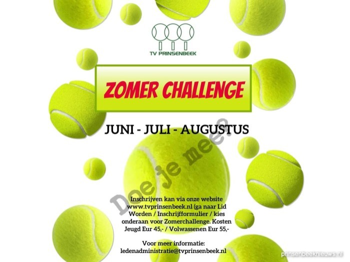 Zomer Challenge tennis