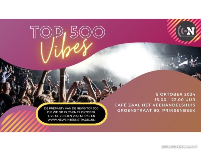 Dansen en meezingen bij News Top 500 vibes