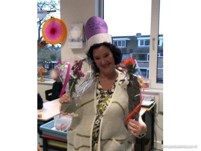 Juf Wilma 40 jaar in het onderwijs | Prinsenbeeknieuws