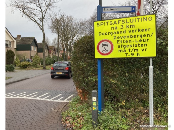 Rustig verloop eerste dag spitsafsluiting