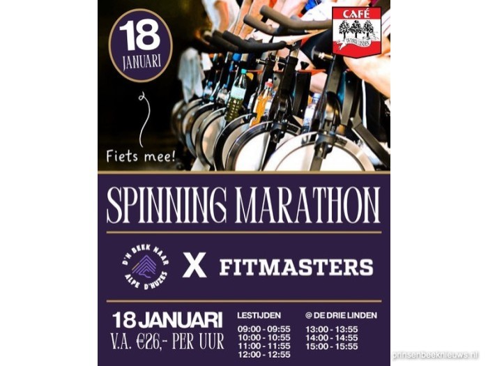 Nog aanmelden spinning Alpe d'HuZes