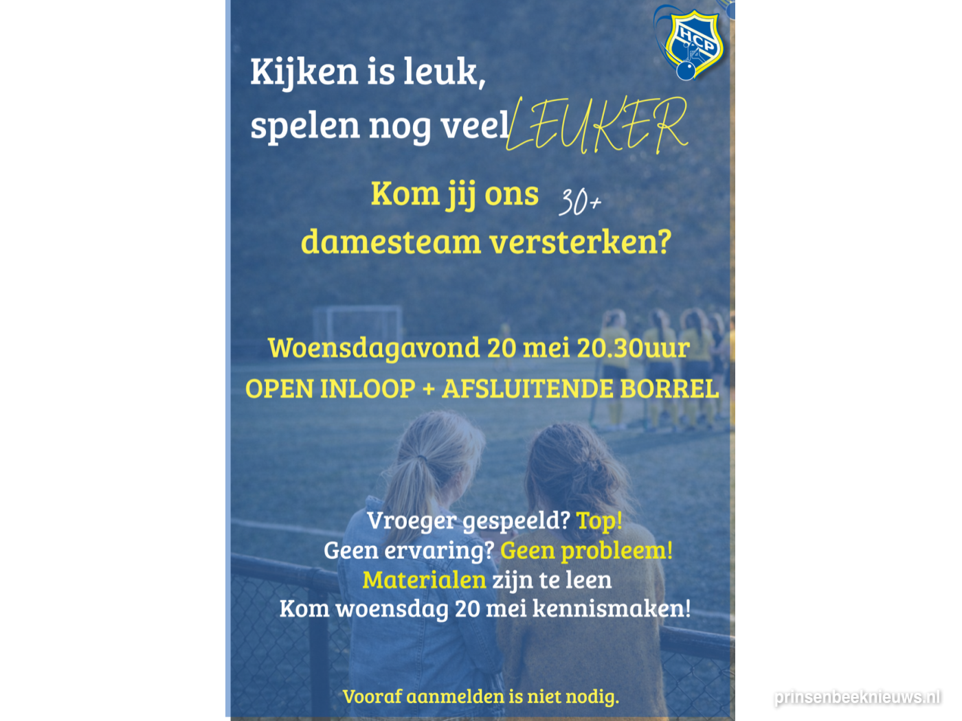 Open inloop Dames 30+ team HCP