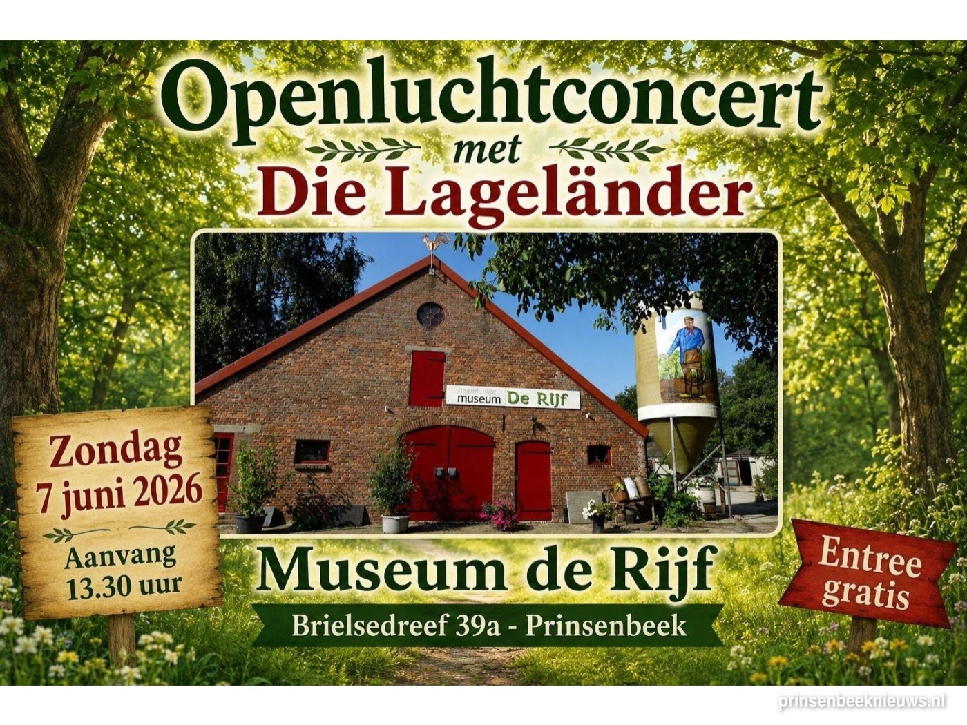 Openluchtconcert Lageländer bij De Rijf