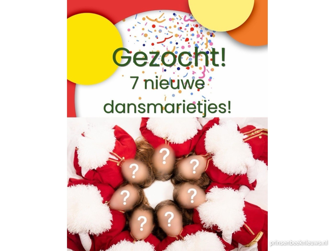 Gezocht: 7 nieuwe dansmarietjes