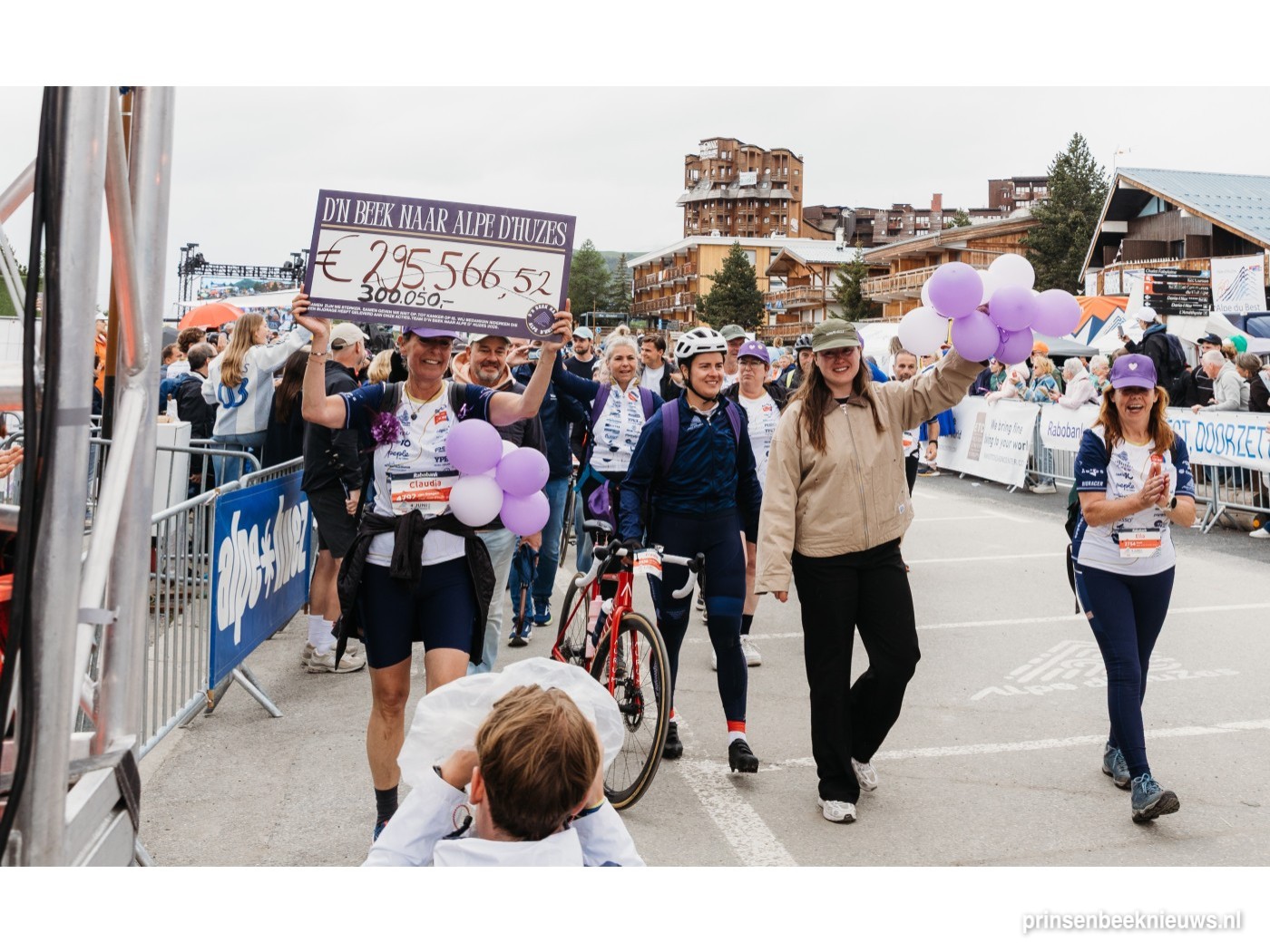 Huldiging voor Alpe d'HuZes en Tour du ALS