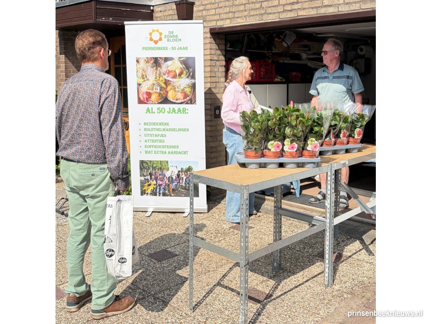 Zonnebloem verrast gasten en vrijwilligers