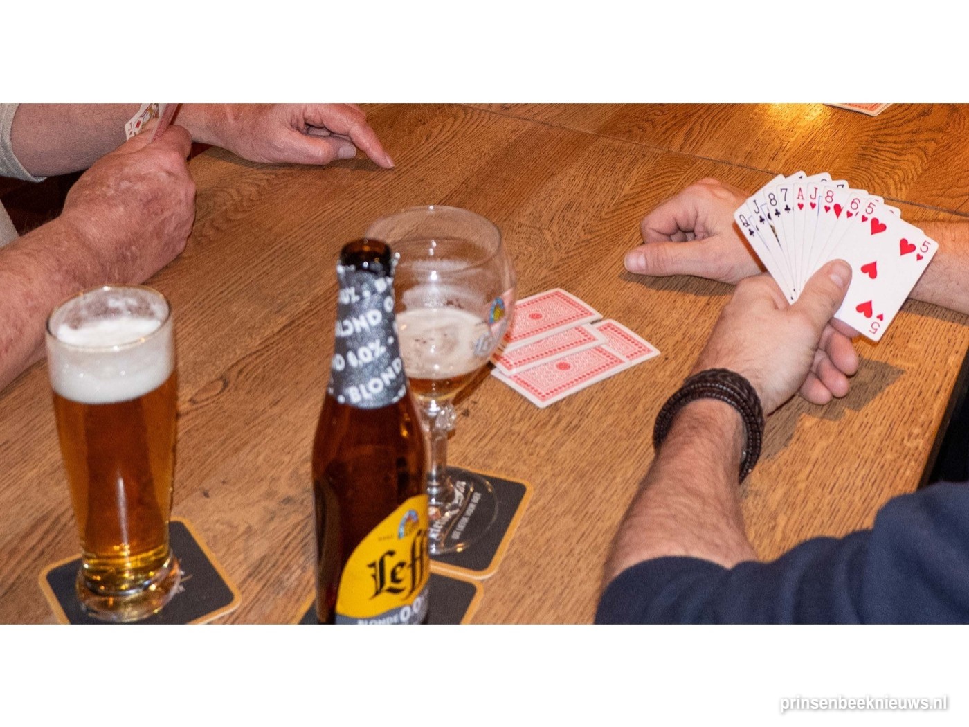 Gratis bierdouche in De Swaen